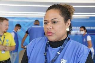 Gerente técnica do departamento de HIV Aids da Sesau (Secretaria Municipal de Saúde), enfermeira Isabelle Mendes de Oliveira (Foto: Kísie Ainoã)