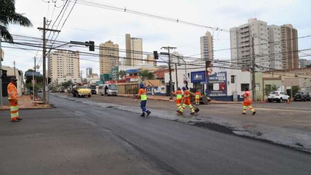 Recapeamento da &aacute;rea central deve ficar pronto ainda em setembro