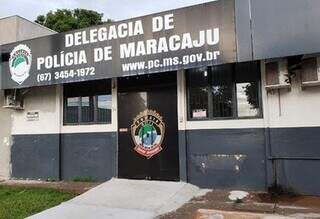 Delegacia de Maracaju, para onde o condutor foi levado preso. (Foto: Divulgação)