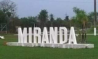 Cidade de Miranda tem com pouco mais de 28 mil habitantes. (Foto: Divulgação / Prefeitura)