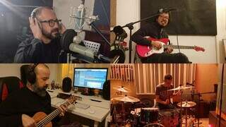 Banda é composta por Dary Jr., Allan Yokohama, Marcelo Caldas e Fabiano Ferronato. (Foto: Divulgação)