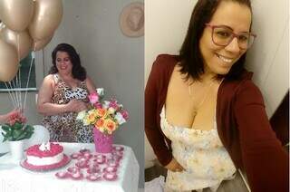 Sadyene Carmen, no antes e depois da cirurgia. (Foto: Arquivo pessoal)