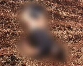 Corpo de rapaz que estava desaparecido foi jogado em terra tombada na fronteira (Foto: Direto das Ruas)
