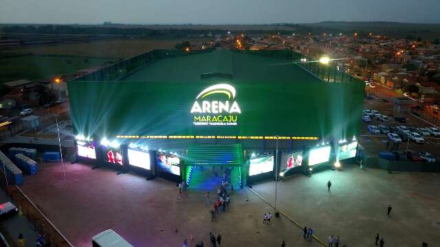 Arena garante infraestrutura para Maracaju receber grandes eventos 