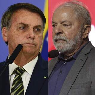 Presidente Jair Bolsonaro (PL) e ex-presidente Luiz Inácio Lula da Silva (PT). (Fotos: Agência Brasil)