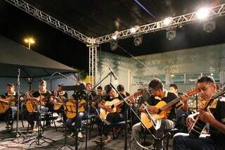 Orquestra Guarani de violões irá se apresentar no festival. (Foto: Assessoria/UFGD)