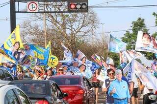 Cruzamento da Avenida Afonso Pena com a Rua Coronel Cacildo Arantes, em frente ao Parque das Nações Indígenas. (Foto: Henrique Kawaminami)