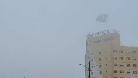 Comum na região, nevoeiro encobre Ponta Porã na manhã desta terça-feira 