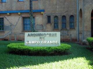 Prédio da Aquidiocese em Campo Grande. (Foto: Foursquare) 