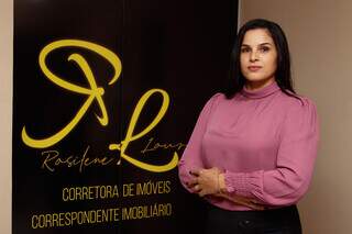 Rosilene Lourenço é corretora de imóveis e correspondente imobiliária. Foto: Alex Machado)
