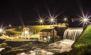 Usina hidrelétrica de produção de energia. (Foto: Divulgação) 