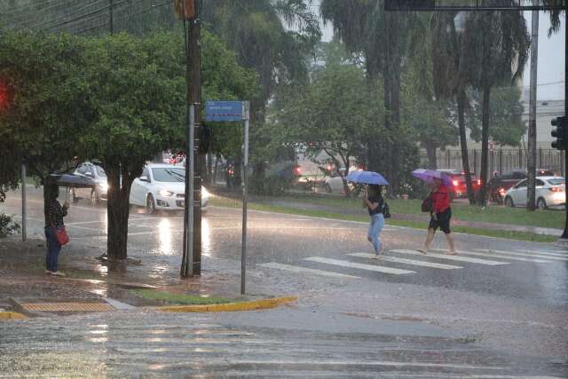 MS est&aacute; sob alerta de chuvas intensas