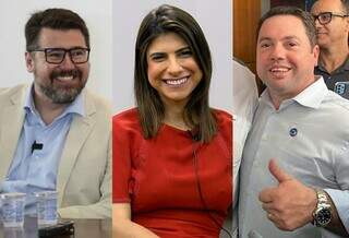 Marcos Pollon (PL), Camila Jara (PT) e Rodolfo Nogueira, o &#34;gordinho do Bolsonaro&#34; (PL). (Fotos: Reprodução/Redes Sociais)