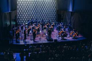 Músicos sul-mato-grossenses apresentam concerto em Corumbá. (Foto: Karine Franca)