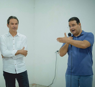Ex-prefeito Marquinhos Trad ao lado do irmão e deputado federal, Fábio Trad. (Foto: Instagram)