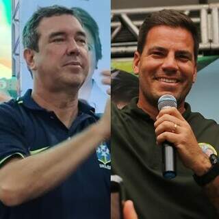 Candidatos aptos ao segundo turno em MS: Eduardo Riedel (PSDB) e Renan Contar (PRTB) (Foto: Arquivo/Campo Grande News)