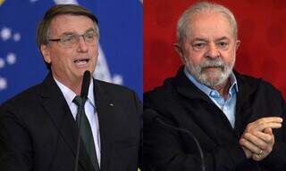 Atual presidente Jair Bolsonaro (PL) e o ex-presidente Lula (PT). (Foto: Reprodução)