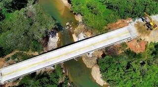 Ponte concreto construída no interior do Estado. (Foto: Divulgação)