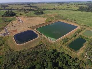 Estação de Tratamento de Esgoto em Coronel Sapucaia. (Foto: Divulgação)