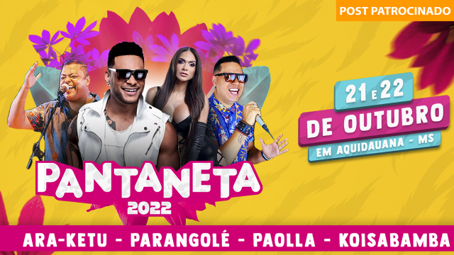 Esquenta de Carnaval, Pantaneta arrastará multidão durante 2 dias em MS