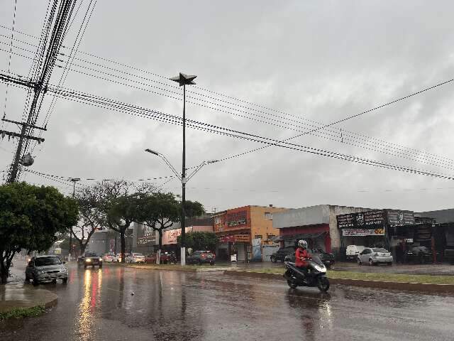 Regi&atilde;o sul de MS tem cidade com 100 mm de chuva nesta quinta