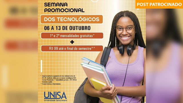 UNISA lança ‘Grito de Matrícula’ com primeira mensalidade gratuita