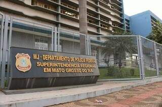 Superintendência da Polícia Federal em MS (Foto: Henrique Kawaminami)