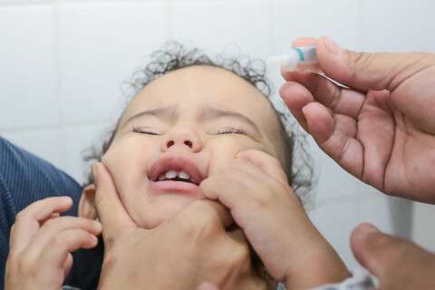 Cobertura vacinal contra poliomielite na Capital é a menor do Estado