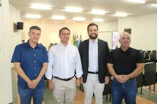 Guilherme Bumlai (2º da esquerda para direita) e membros da diretoria executiva. (Foto: Divulgação)