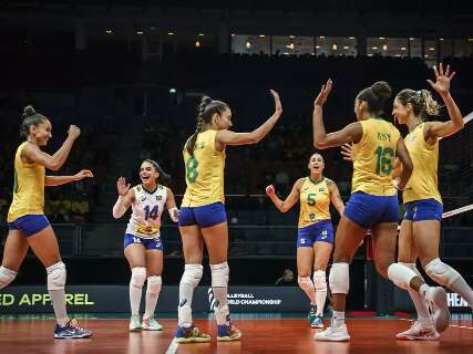 Brasil vence Bélgica e garante vaga nas quartas de final no Mundial de Vôlei