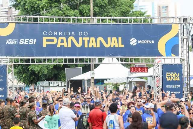 Com 15 km de percurso, corrida Pantanal acontece neste domingo na Capital