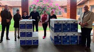 Dia das doações da Universidade Central do Paraguai. (Foto: Assessoria)