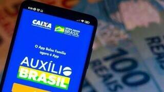 Aplicativo do Auxílio Brasil, programa federal que sucedeu o Bolsa Família. (Foto: Divulgação)