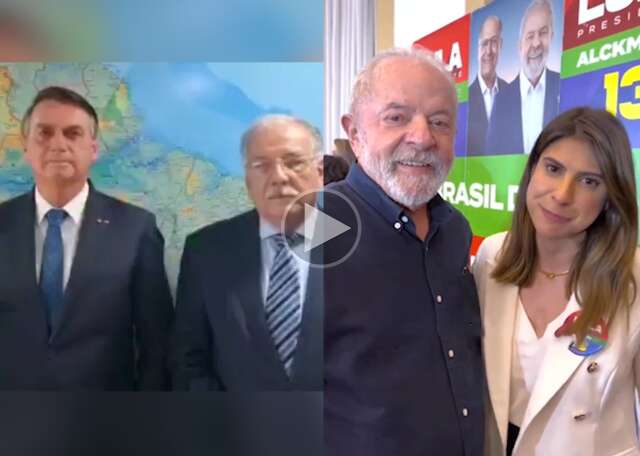 Bolsonaro e Lula gravam com deputados de MS em busca de votos