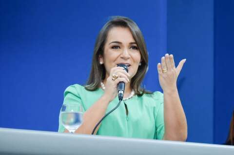 Prefeita de Campo Grande, Adriane Lopes anuncia apoio a Eduardo Riedel