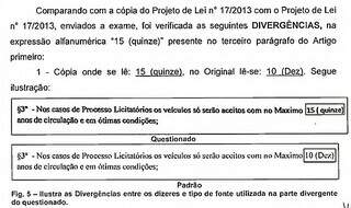 Parte do laudo pericial no documento. (Foto: Reprodução processo)