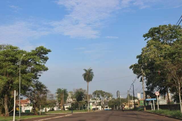 Domingo come&ccedil;a com sol forte e h&aacute; previs&atilde;o de at&eacute; 39&ordm;C em MS 