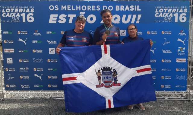 Atletas de MS faturam ouro e bronze em torneio nacional de atletismo 