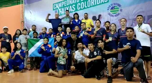 Delega&ccedil;&atilde;o de MS termina Brasileiro de Taekwondo com 20 medalhas