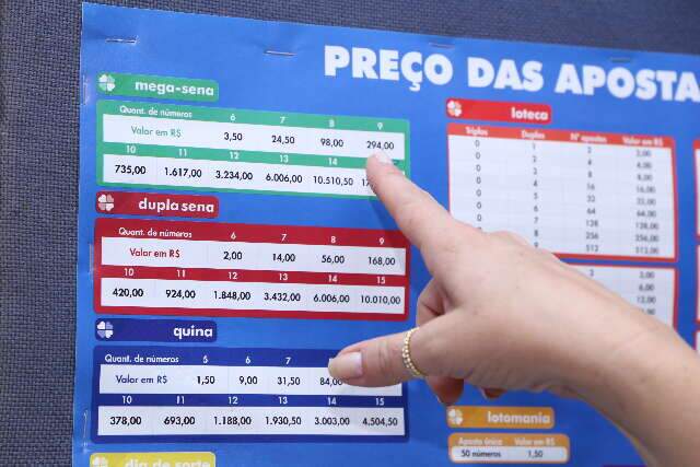 Mega-Sena acumula em R$ 85 milh&otilde;es e quina sai para 2 apostas em MS 