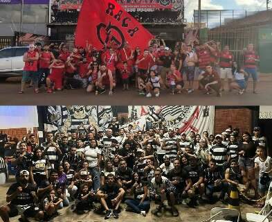 É hoje! Torcidas de Flamengo e Corinthians preparam festa para final