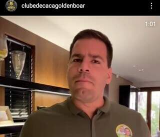 Clube usa perfil no Instagram para fazer propaganda de Contar (Foto: Reprodução)