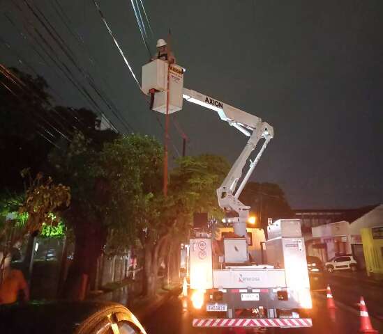 Temporais em MS provocaram queda de 618 mil raios