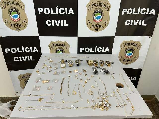 Pol&iacute;cia Civil prende suspeito de furtar R$ 1 milh&atilde;o em relojoaria de MS