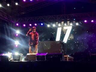 L7NNON realizou apresentação na noite de sábado, 22, na Capital. (Foto: Jéssica Fernandes)