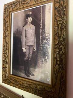 O pai recém-formado, voluntário na 1ª Guerra Mundial. (Foto: Thailla Torres)