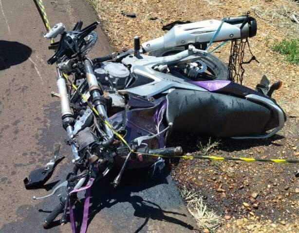 Motociclista morre ao bater de frente com ve&iacute;culo na MS-147