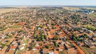 Vista aérea da cidade de Nova Alvorada do Sul (Foto: Divulgação)