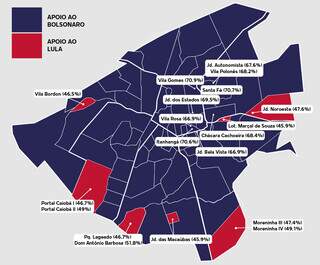 Veja como ficou o mapa da Capital. (Arte: Lennon Almeida)