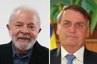 Lula (PT) e Jair Bolsonaro (PL).